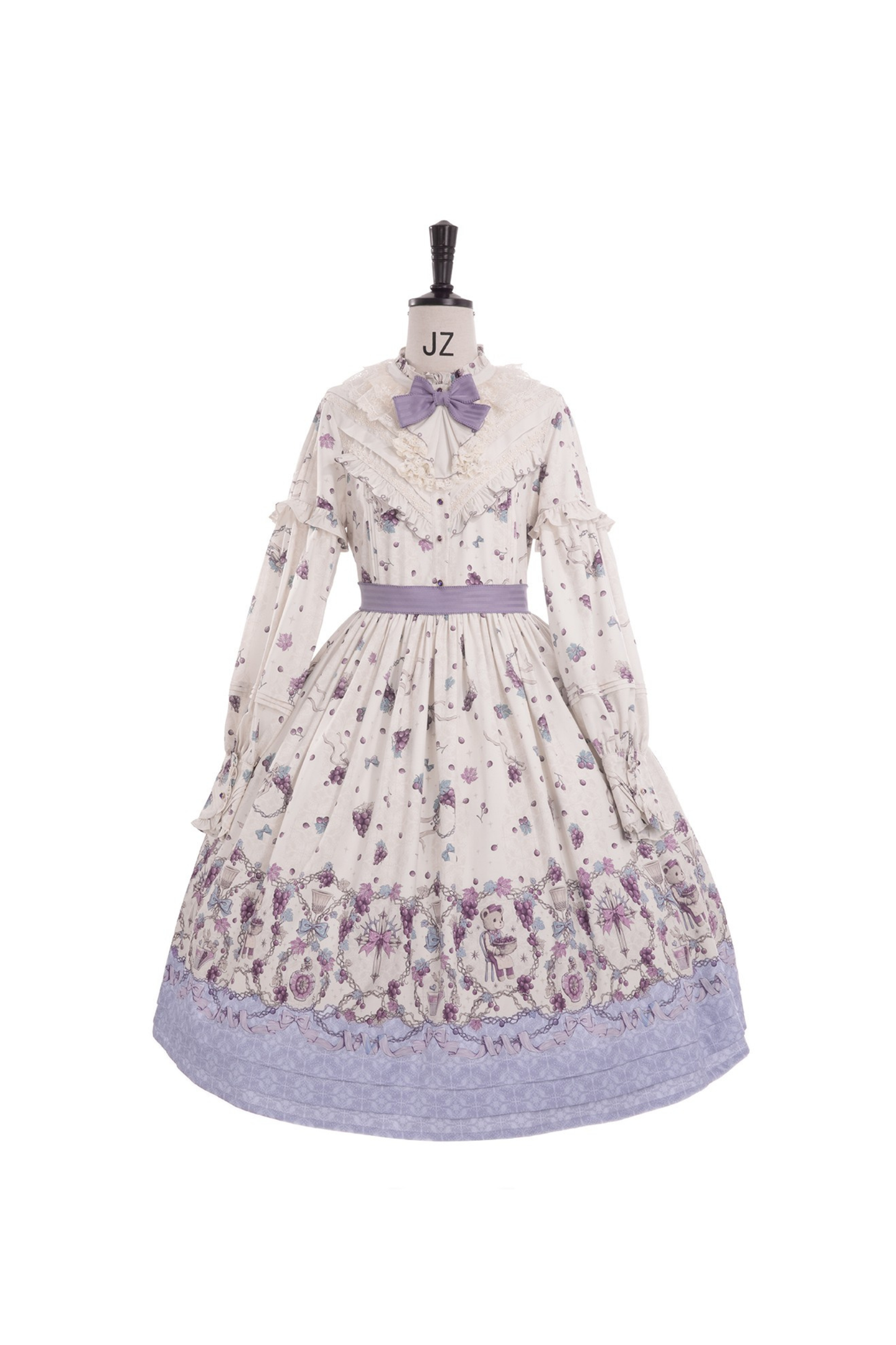 ワイナリーレトロベアロリータドレス