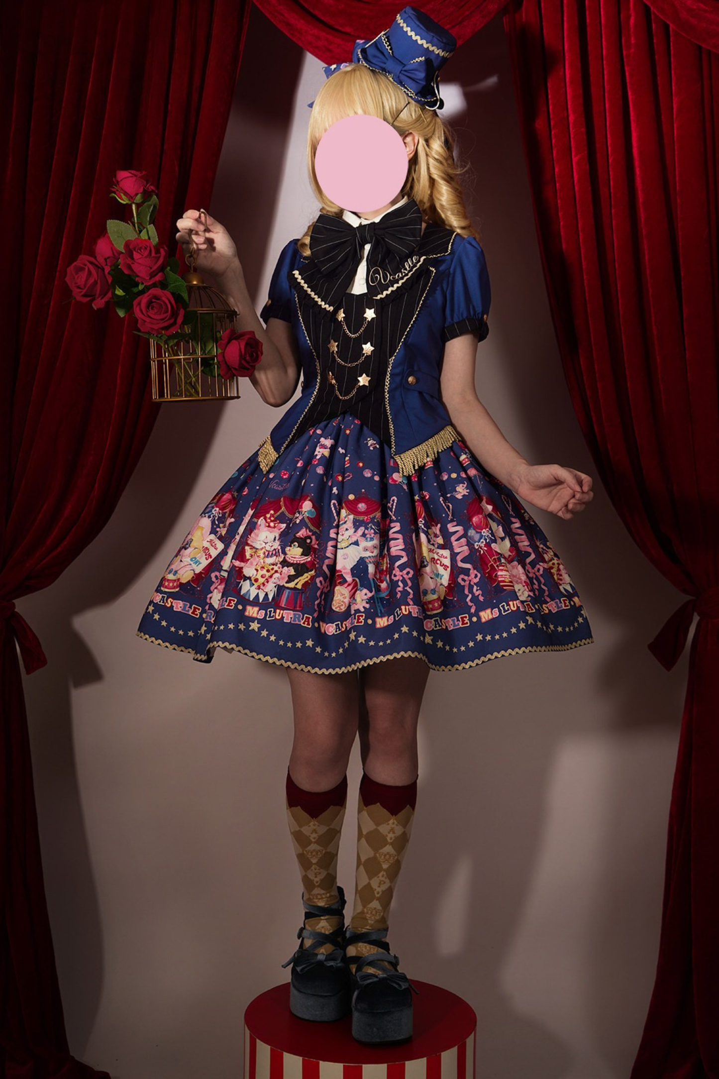 サーカスサスペンダーロリータドレス＋スカート