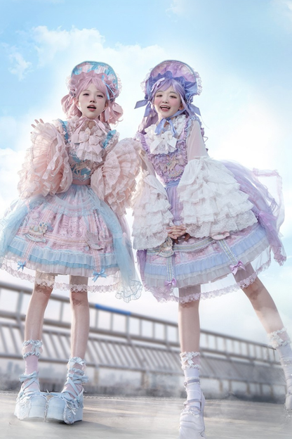 【予約商品】ペガサスガーデンチュールカーテンバードケージサスドレス＋ボンネット