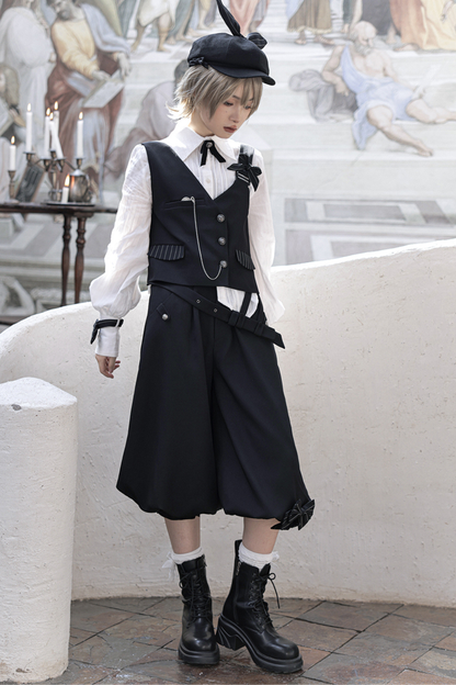 クールシックベスト+シャツ+バルーンパンツ