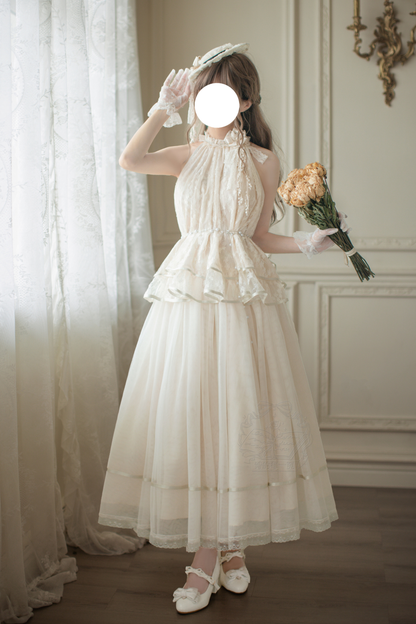 【4月5日予約締切】レトロエレガントインナー+トップス+スカート+アクセサリー