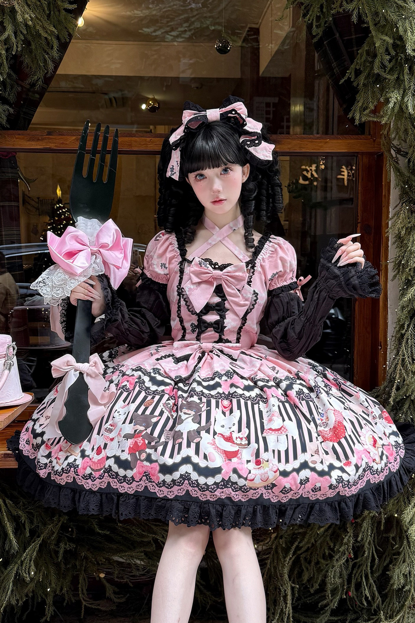 [Pre-order] Honey Fox Restaurant Star Warm Dress