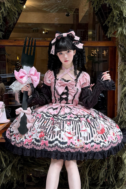 [Pre-order] Honey Fox Restaurant Star Warm Dress