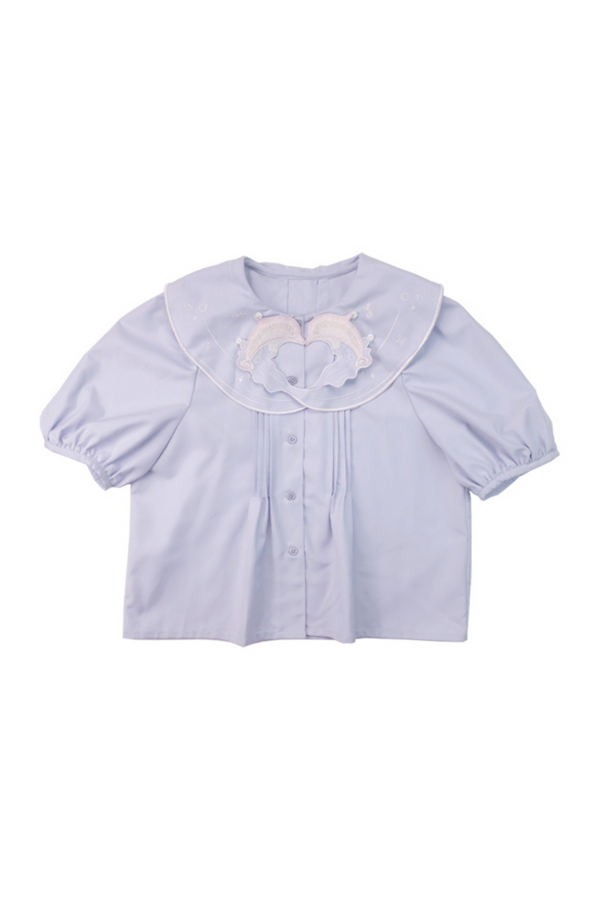 イルカウェーブマリンシャツ