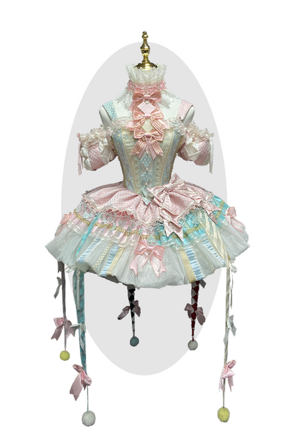 【12月26日予約締切】サーカスシリーズファンフェアキャンディカラーロリータピエロドレス＋フルセットA/B