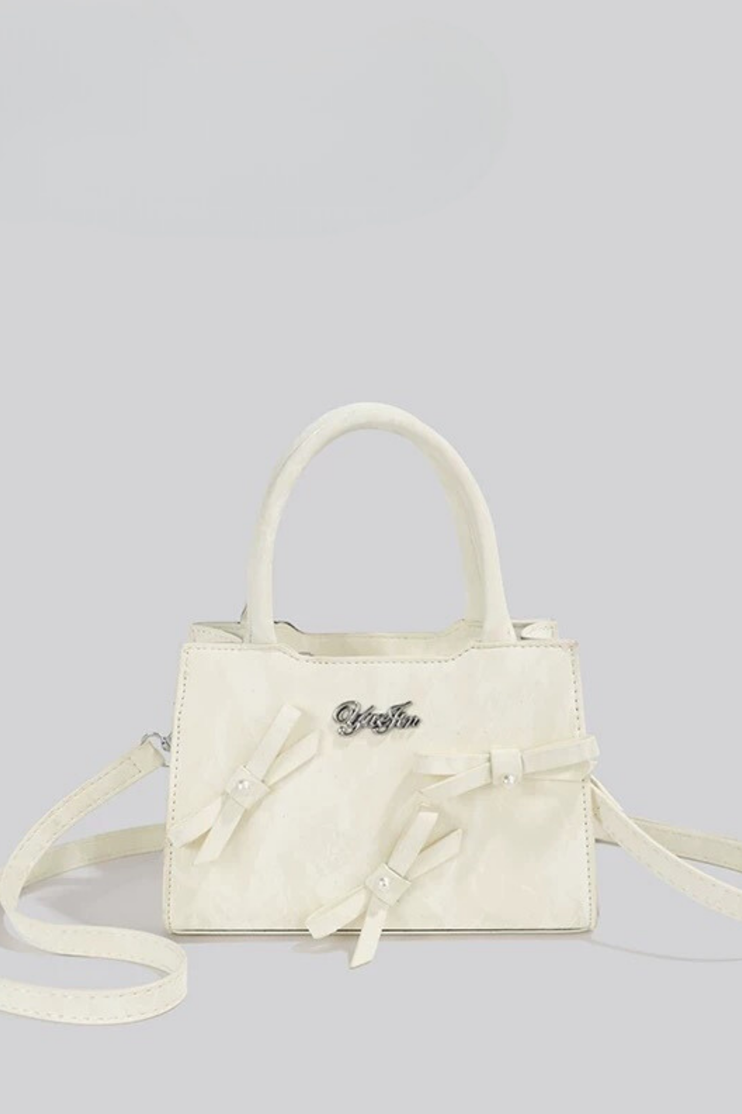 Logo Ribon Square Mini Bag