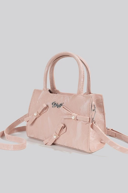 Logo Ribon Square Mini Bag