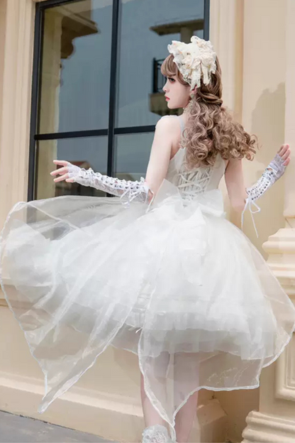 Elegant Princess White Dress