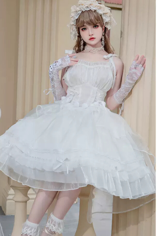 Elegant Princess White Dress