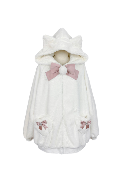 猫耳ぬいぐるみフードジャケット