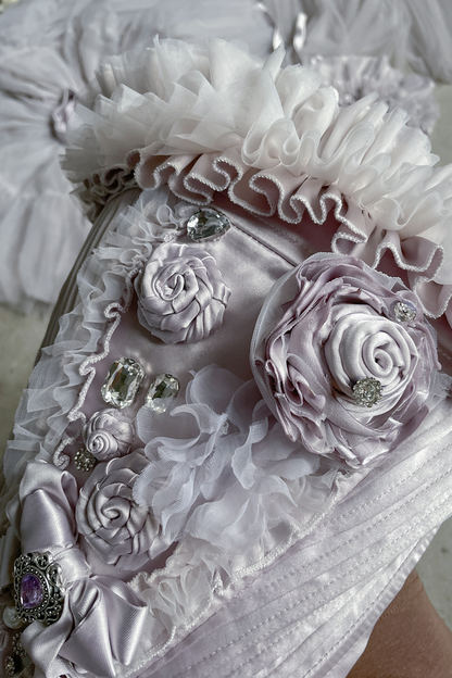 ビクトリアフラワーチューブトップス＋ショートスカート＋ロングスカート＋ガーゼスカート＋アームリング＋チョーカー