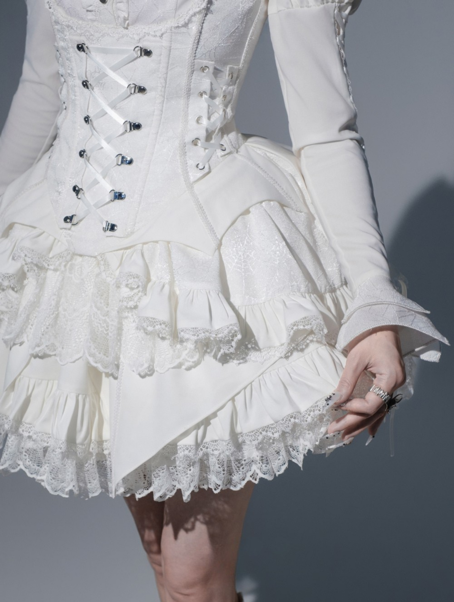 [Deadline for reservations: November 19] Camilla Spider Web Bat Gothic Dark Series Dress Full Set + Setup Full Set