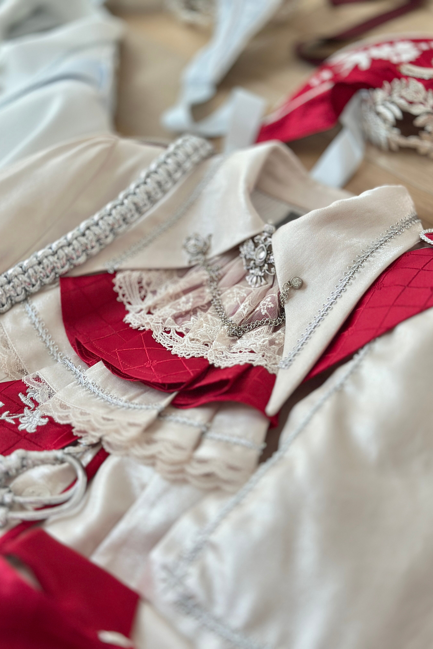 위치스 샤이닝 로리타 탑 + 스커트 + 보닛