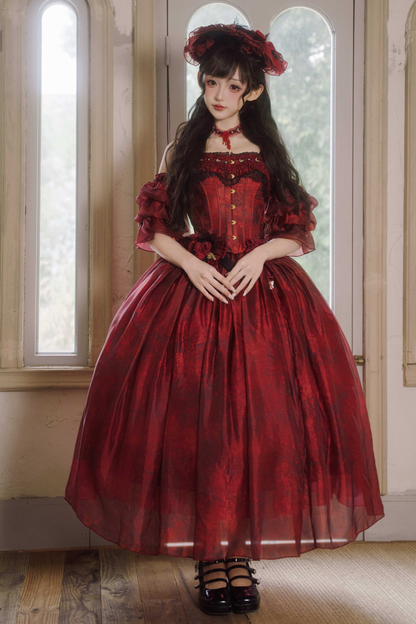 【3月19日予約締切】シルビアトップス+フレアスカート+ハット+スリーブ+ネックレス