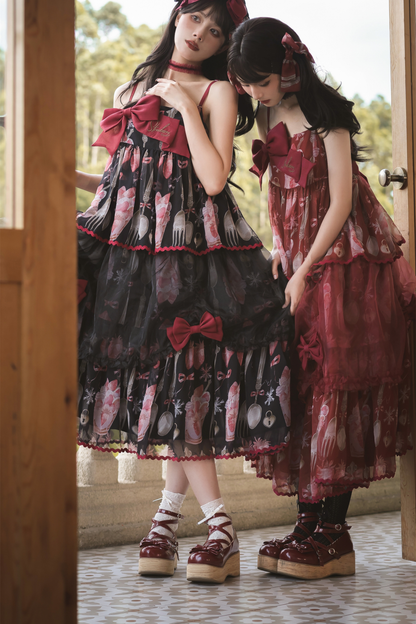 ストロベリーボックスロリータキャミソールドレス