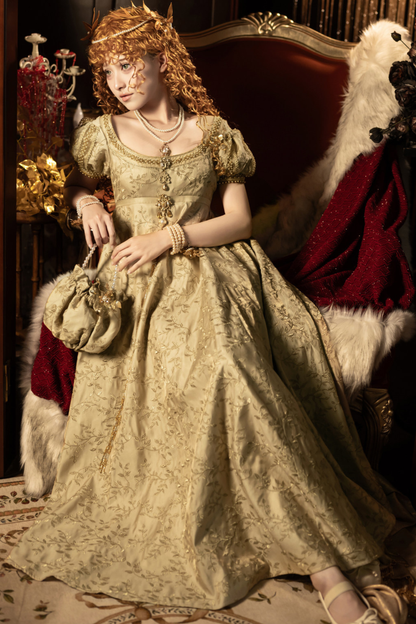 Twilight Elegant Lolita Dress + Shawl + Brooch + Bag