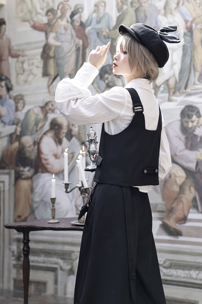 クールシックベスト+シャツ+バルーンパンツ