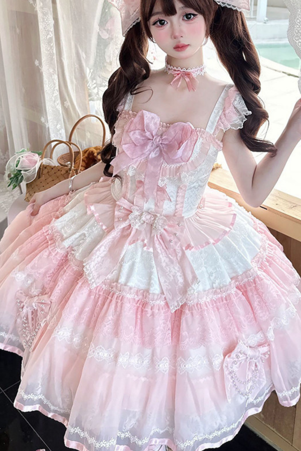 Sweet Princess Lolita Dress + Big Headband