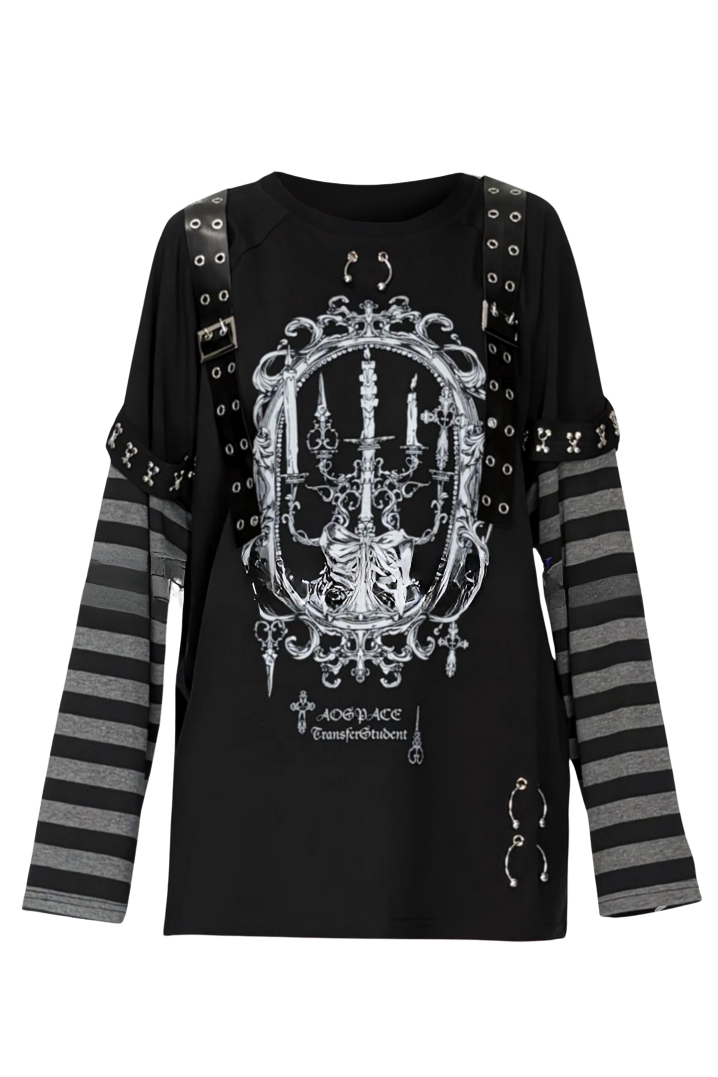 Painted hypoxia raglan blouse