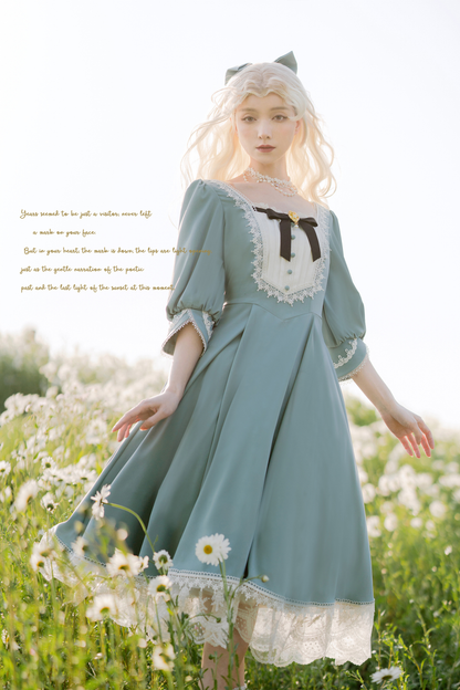 Elegant Retro Lace Classic Lolita Dress