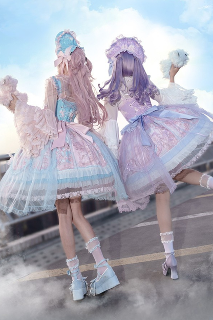 【予約商品】ペガサスガーデンチュールカーテンバードケージサスドレス＋ボンネット