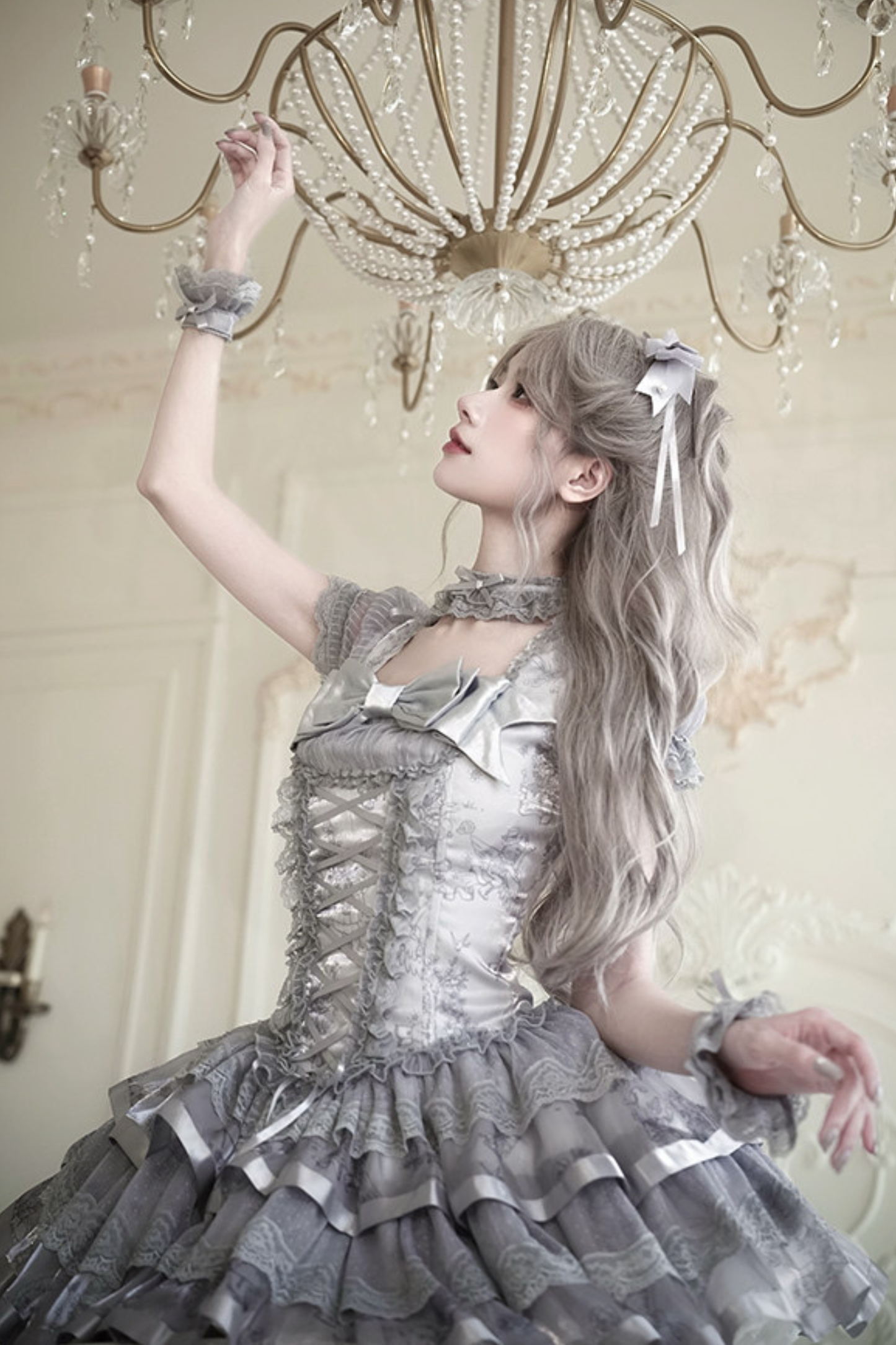 【4月3日予約締切】ギルデッドファンタジーロリータドレス+ジャンパースカート