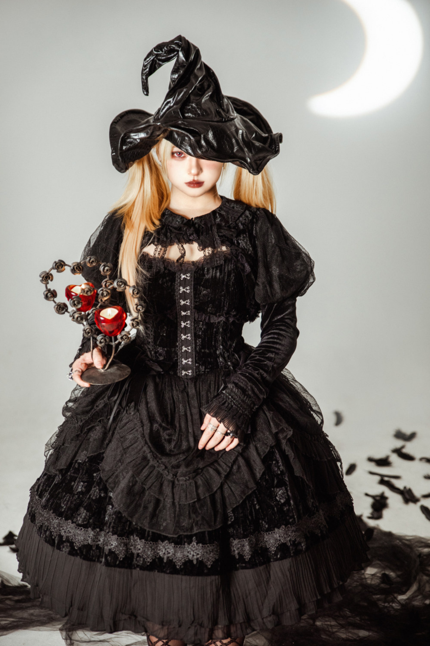 Gothic Chic Doll Lolita Dress + Short Jacket