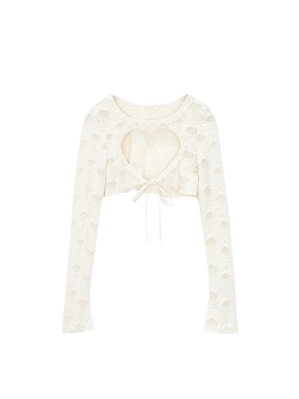 Strawberry Bobo Rabbit Dress + Lace Cardigan