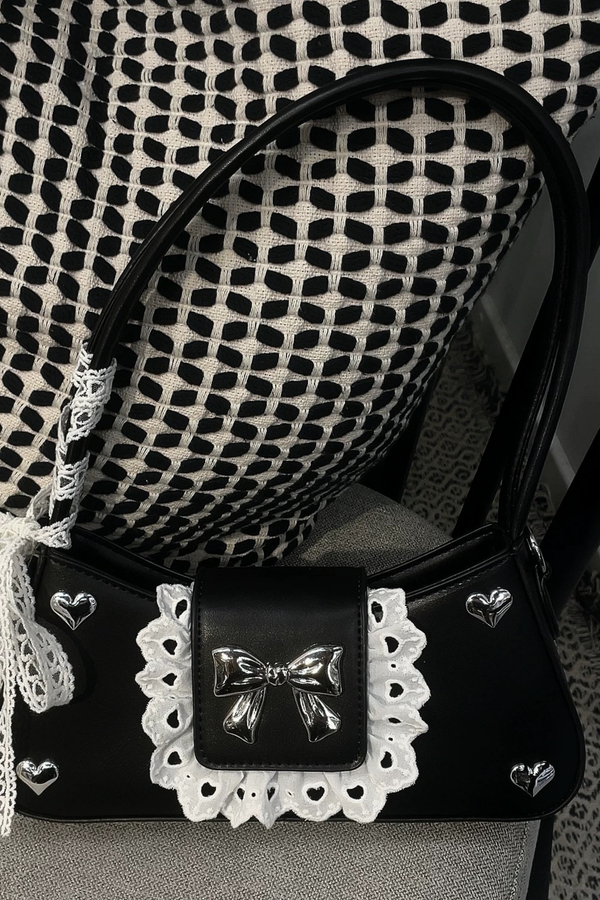 ダークスイートクールラブショルダーハンドバッグ