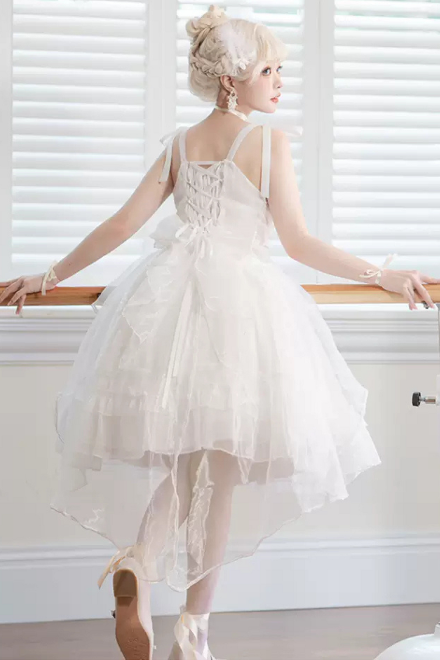 Elegant Princess White Dress