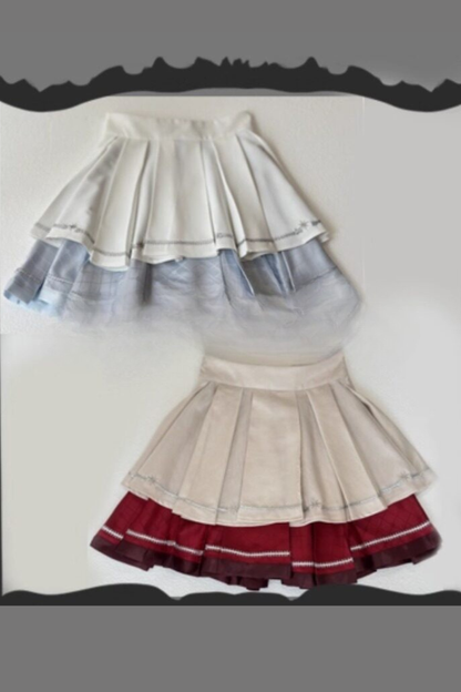 위치스 샤이닝 로리타 탑 + 스커트 + 보닛
