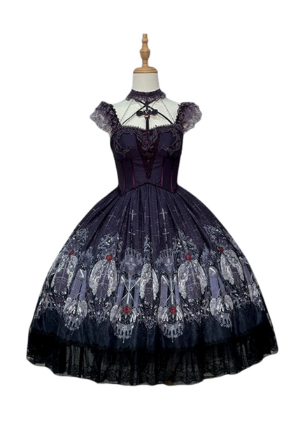 [Reservation Product] Gothic Girl Design Maria Sword Lolita Dress Set