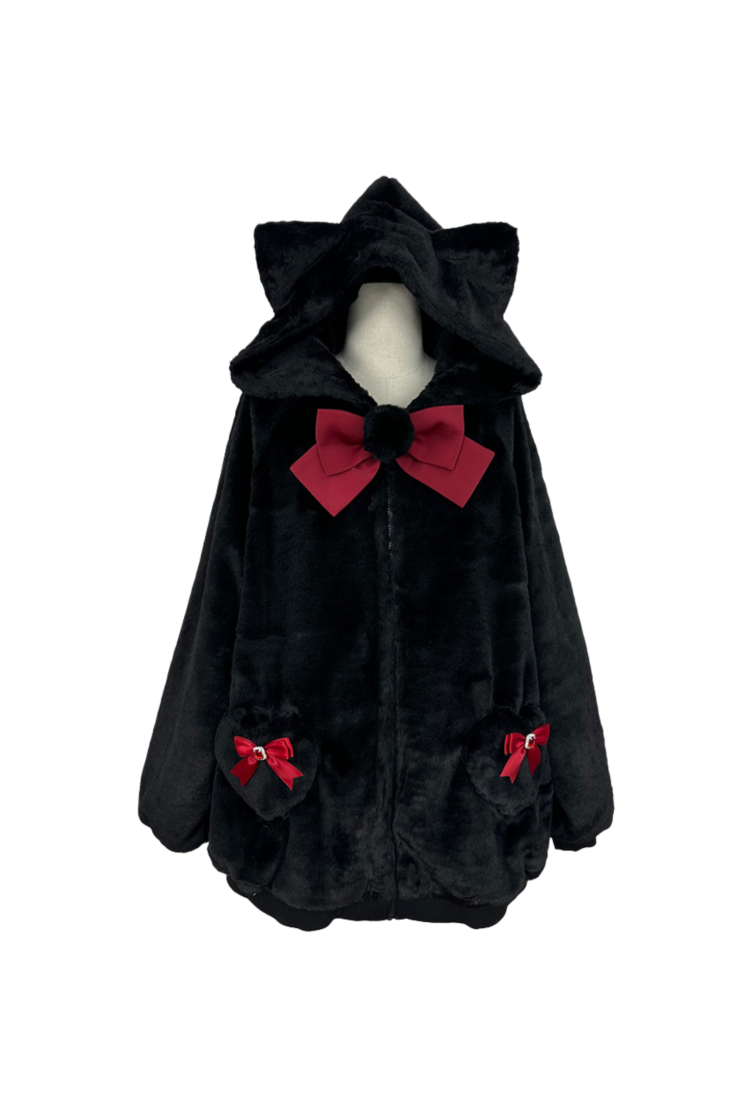 猫耳ぬいぐるみフードジャケット