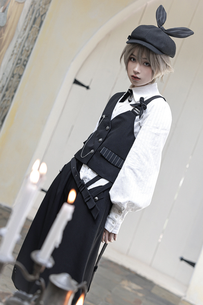 クールシックベスト+シャツ+バルーンパンツ