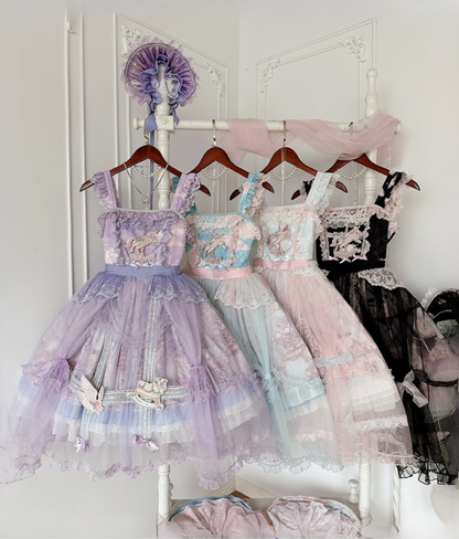 【予約商品】ペガサスガーデンチュールカーテンバードケージサスドレス＋ボンネット