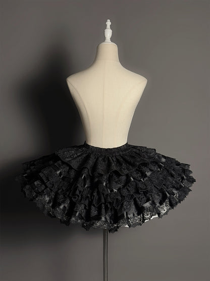 Cat Ear Hat + Dark Punk Halter Ribbon Bustier Dress Setup