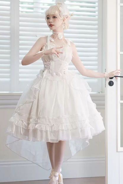 Elegant Princess White Dress