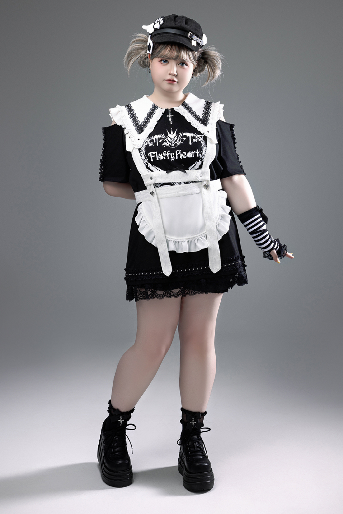 Witch Apprentice Subculture T-shirt Dress + Suspender Apron