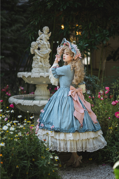 エレガントプリンセススリーブロリータドレス