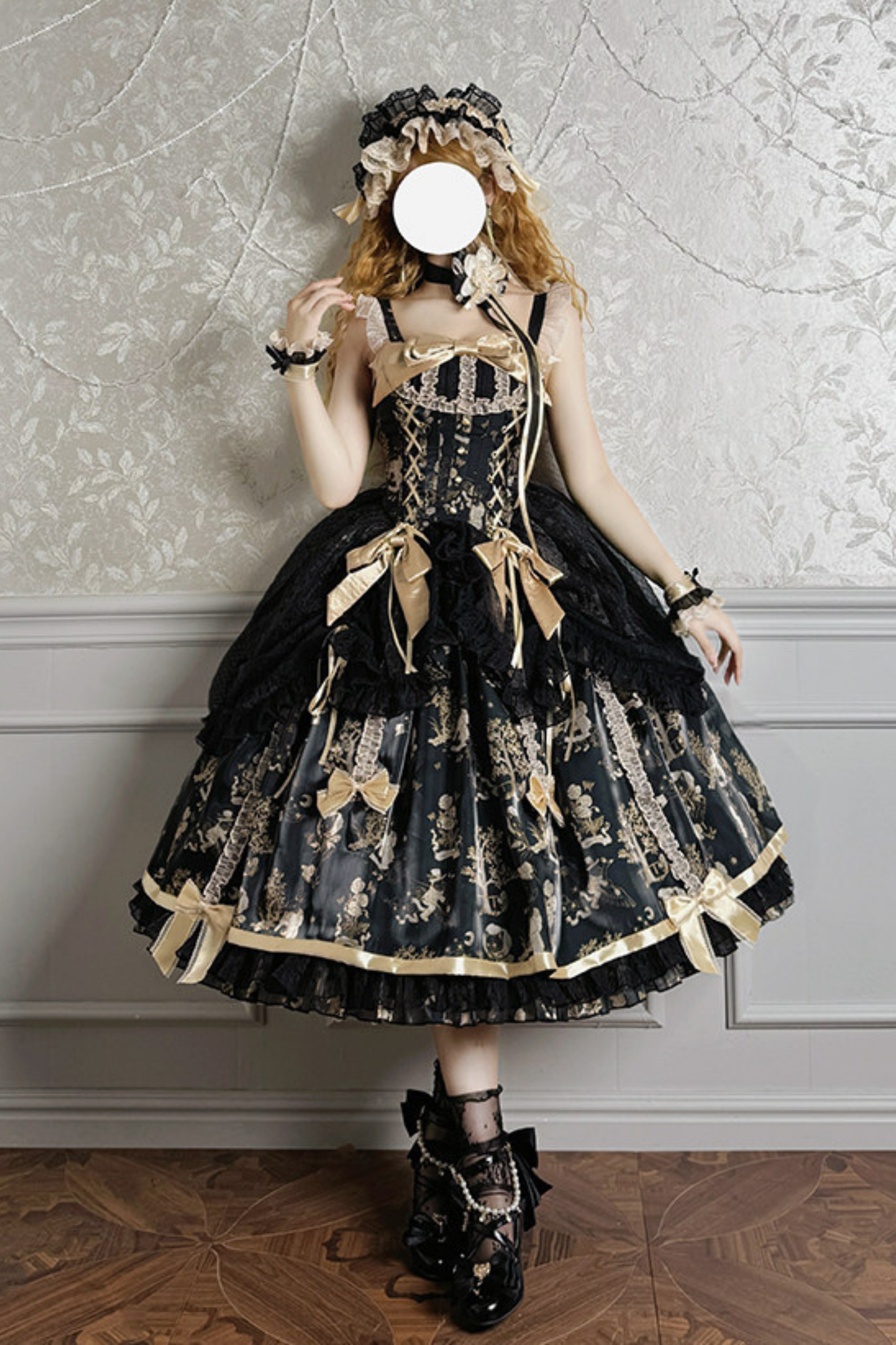 [Pre-order Deadline: April 3] Dream Lolita Hairband + Clip + Necklace + Choker + Sleeves + Corsage