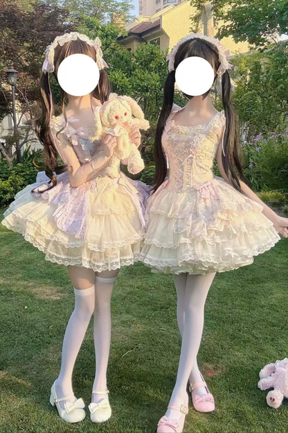 Butterfly Jacquard Sweet Princess Lolita Dress