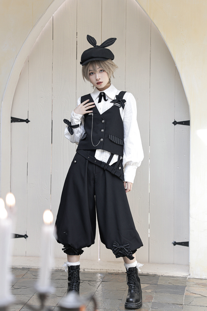 クールシックベスト+シャツ+バルーンパンツ