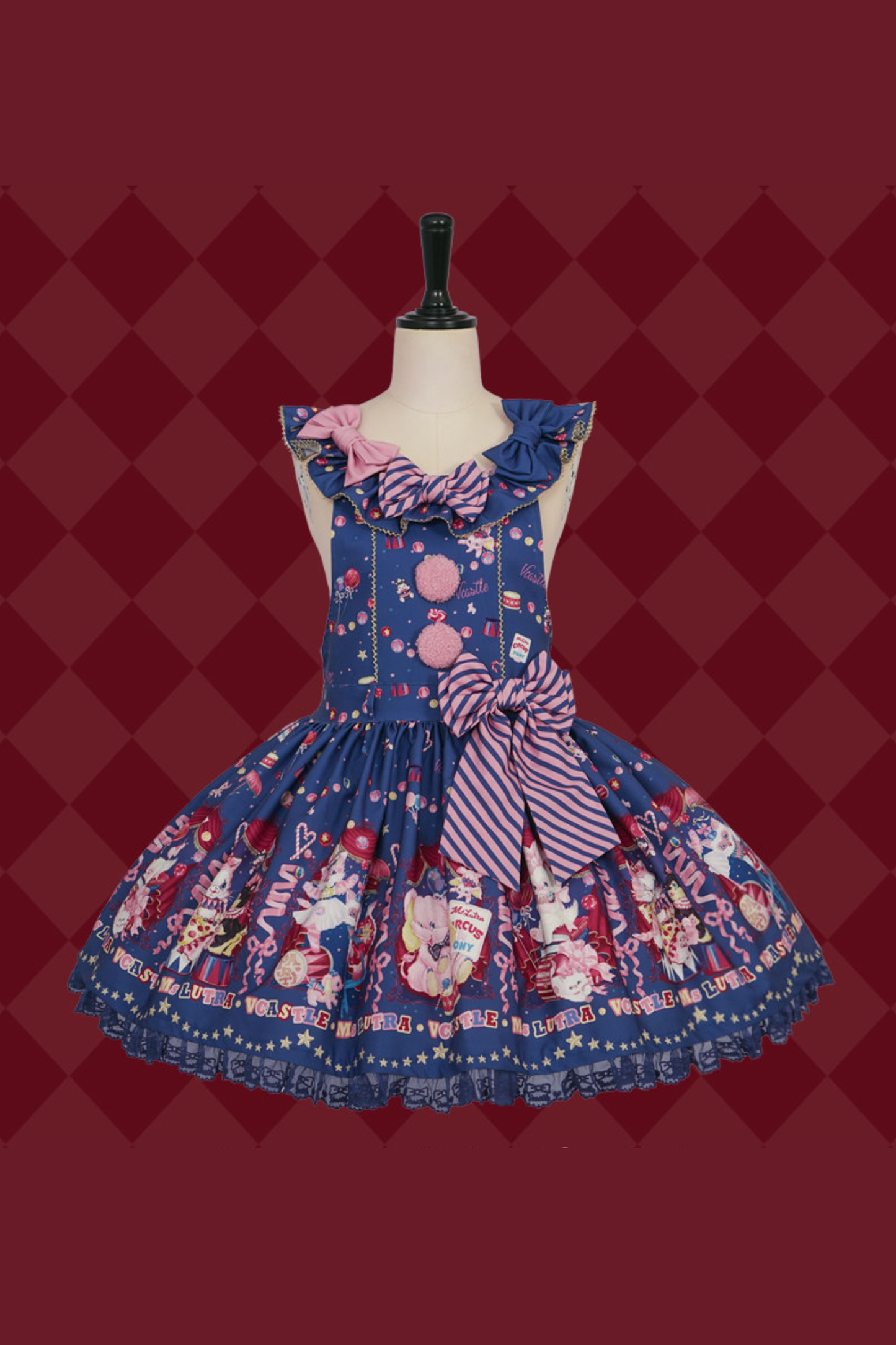 サーカスサスペンダーロリータドレス＋スカート