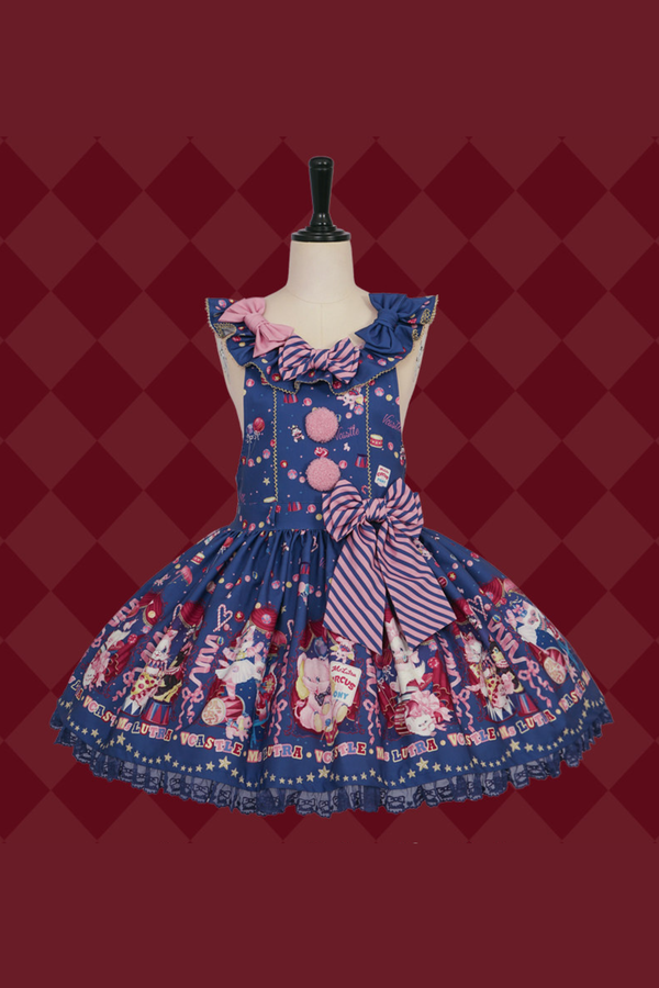 サーカスサスペンダーロリータドレス＋スカート