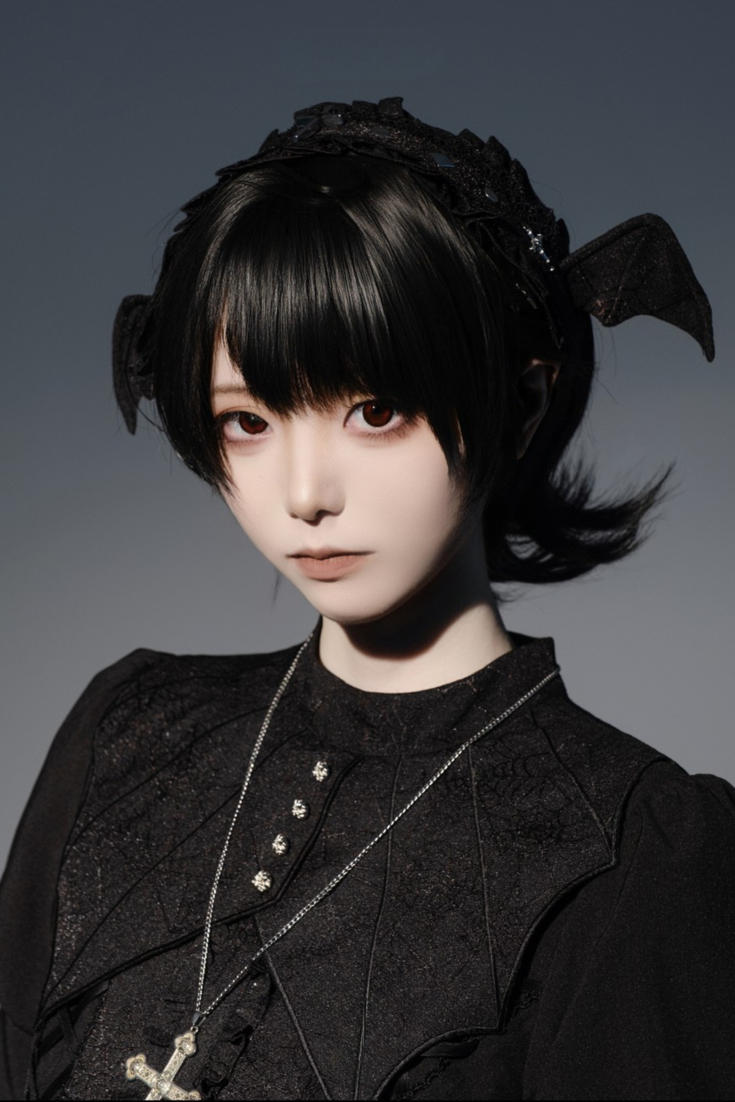 Camilla Spider Web Bat Gothic Dark Headdress Accessory