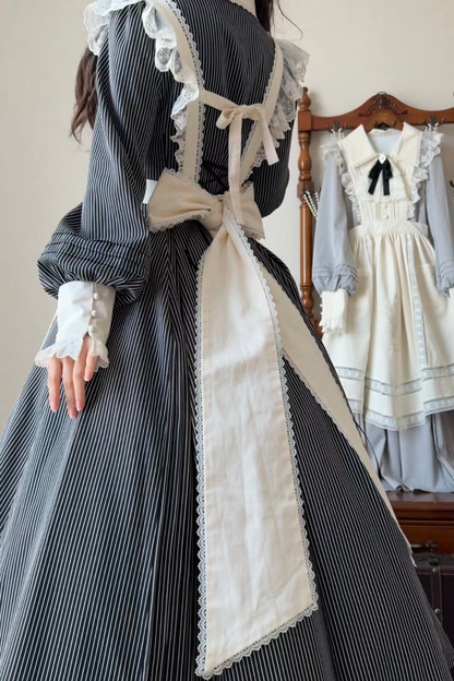 레트로 로리타 원피스 + 앞치마