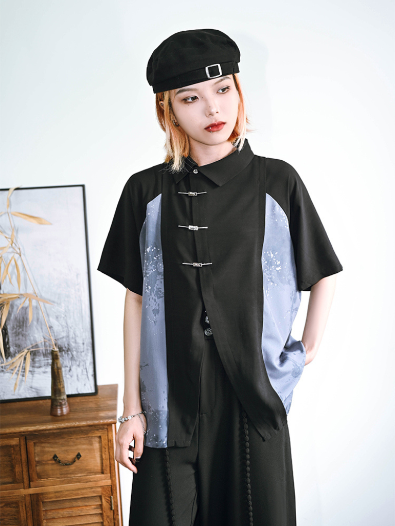 Rapel Stitch China Dark Summer Shirt