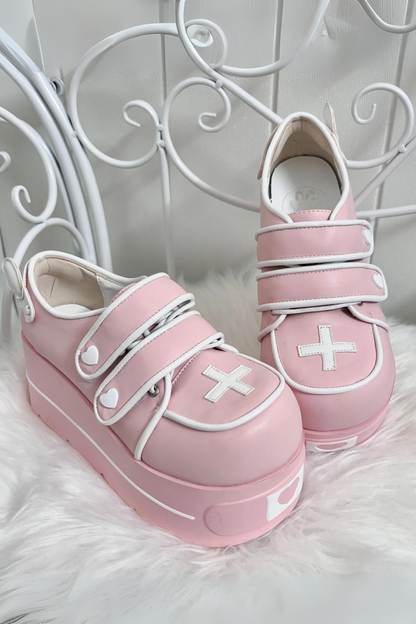 [Reservation product] Angel area👼Cross -double strap shoes