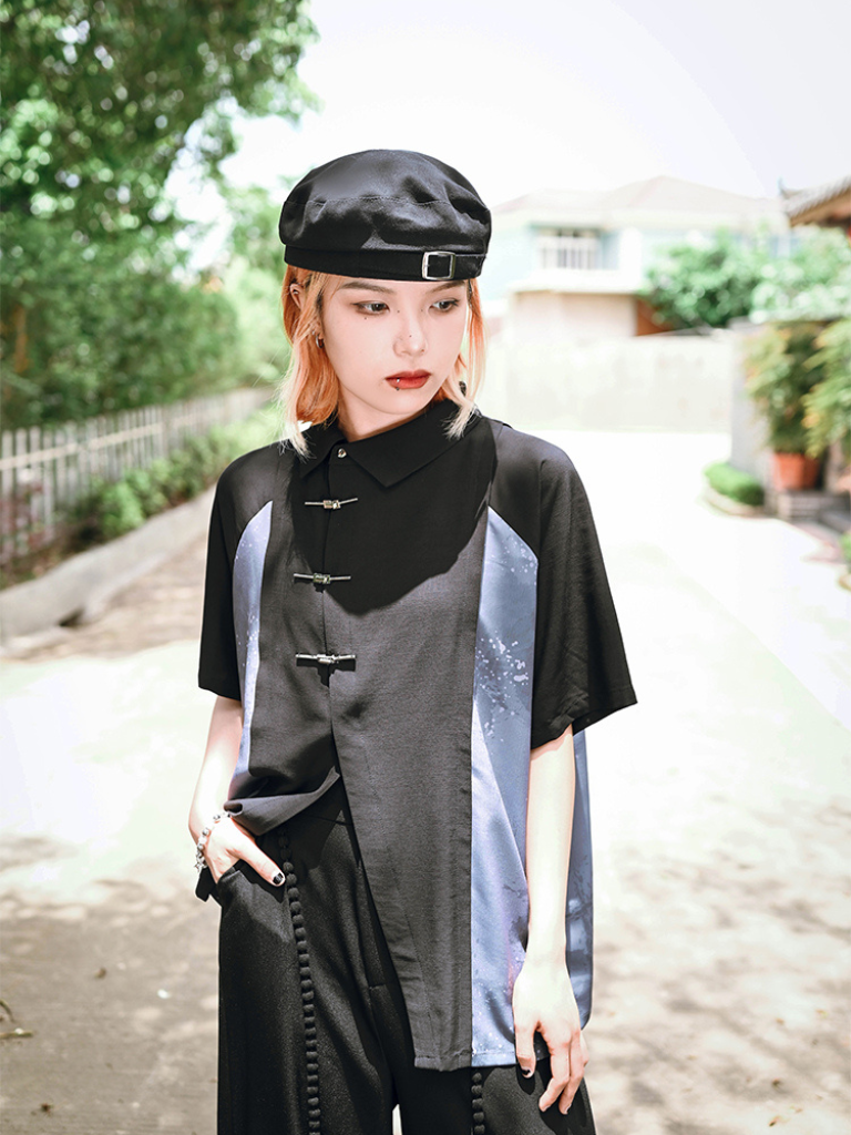 Rapel Stitch China Dark Summer Shirt