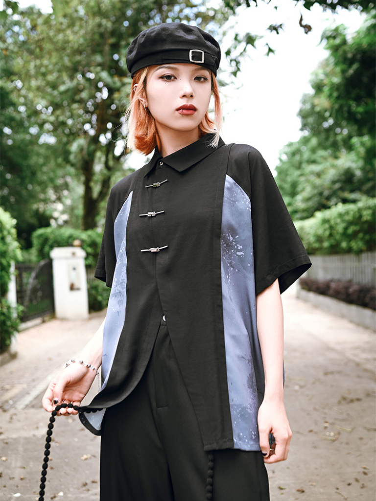 Rapel Stitch China Dark Summer Shirt